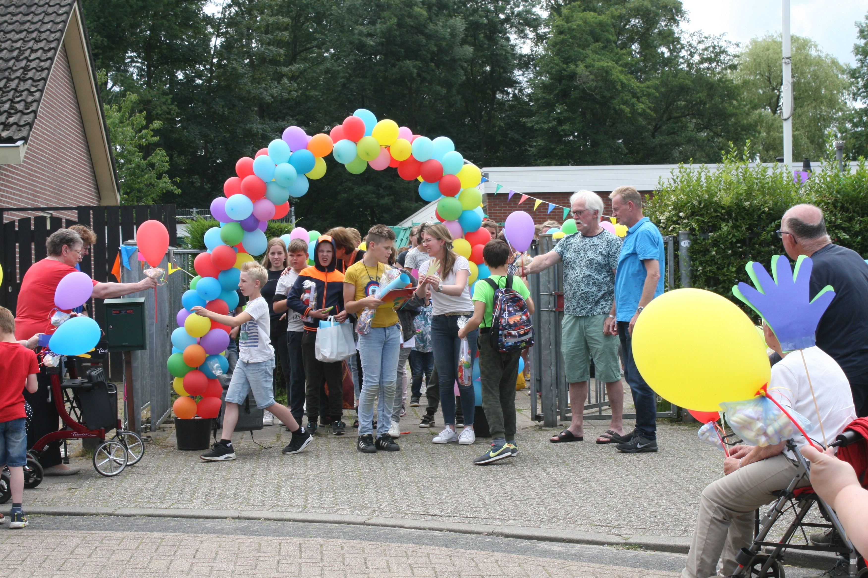 Prachtige laatste dag op de oude Hamalandschool.